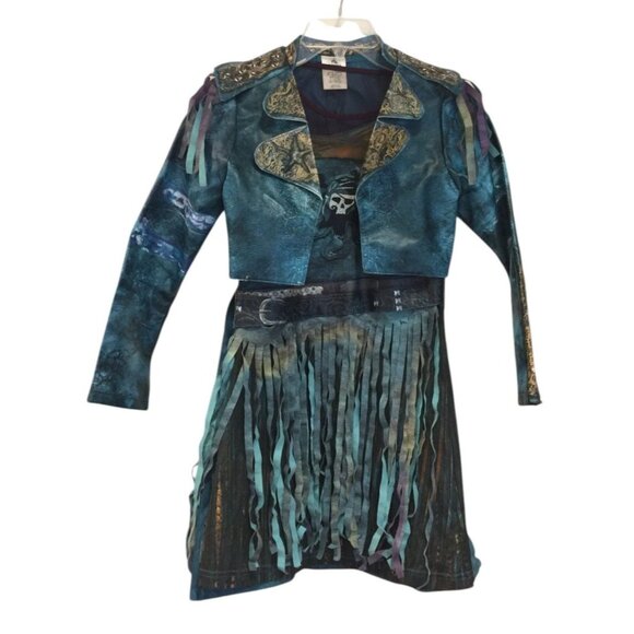 Disney Store The Descendants 2 UMA Size 7/8 Distressed Tuxedo Jacket & Dress Set - Picture 1 of 7